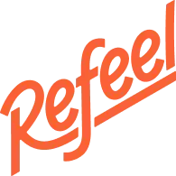 Logo Refeel, energía 100% natural